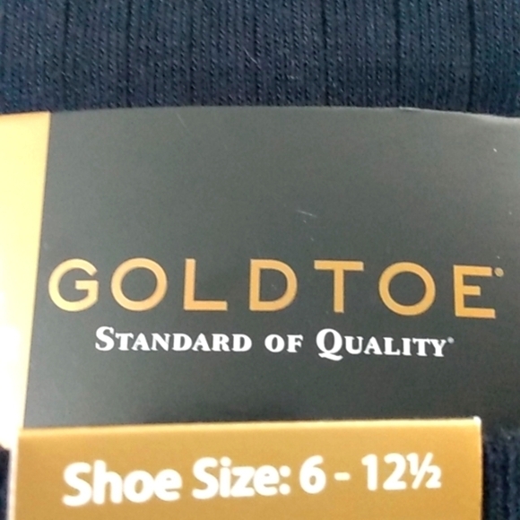 GOLDTOE AQUAFX MOISTURE CONTROL ULTRA SOFT DRESS SOCKS 4 PAIR SET SIZE 1… - Picture 5 of 7